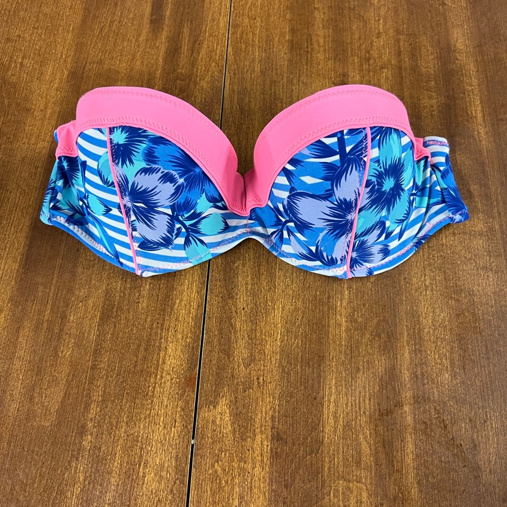 Bingo Floral Print Bikini Top Size S